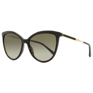 Jimmy Choo Cat Eye Sunglasses Belinda 086HA Havana/Gold 56mm